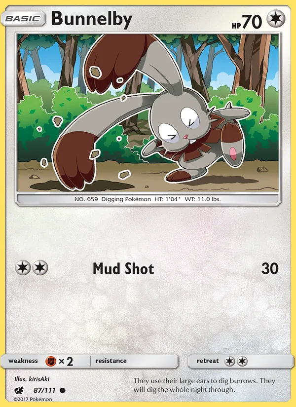Bunnelby #87 – Crimson Invasion card
