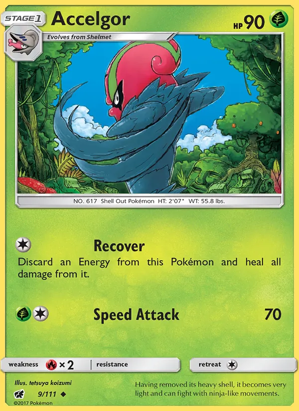 Accelgor #9 – Crimson Invasion card