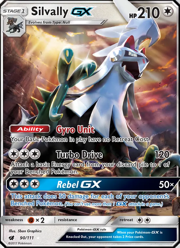 Silvally GX #90 – Crimson Invasion card