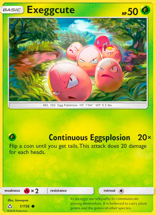 Exeggcute #1 – Ultra Prism card