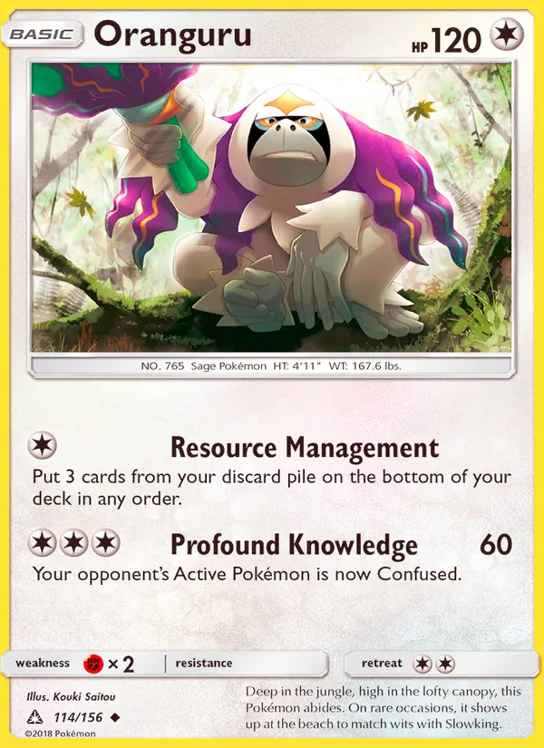 Oranguru #114 – Ultra Prism card