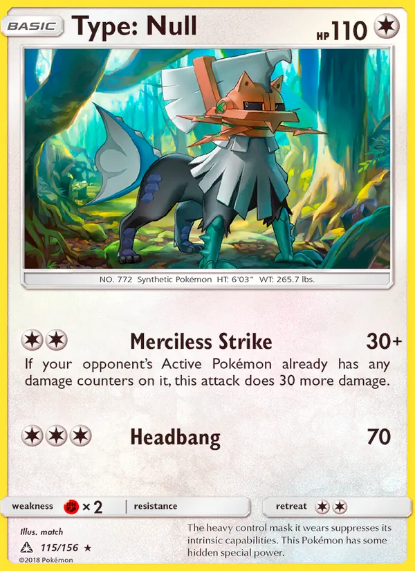 Type: Null #115 – Ultra Prism card