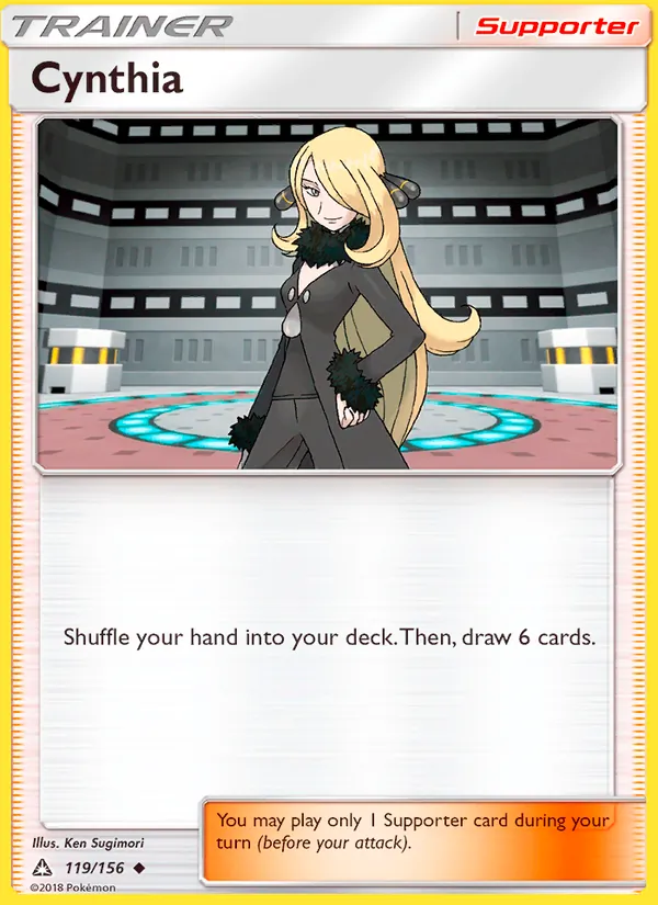 Cynthia #119 – Ultra Prism card