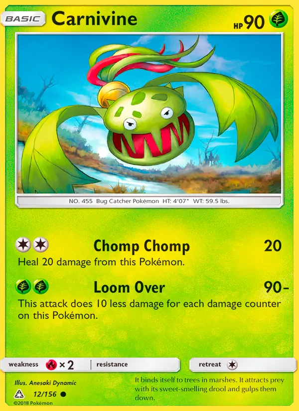 Carnivine #12 – Ultra Prism card