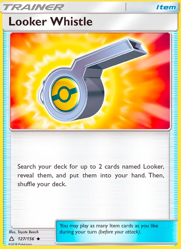 Looker Whistle #127 – Ultra Prism card