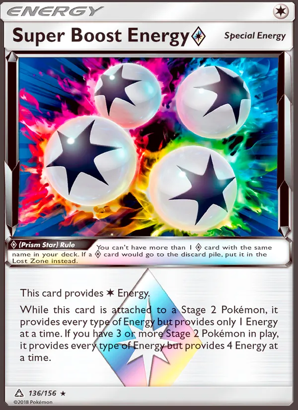 Super Boost Energy ◇ #136 – Ultra Prism card
