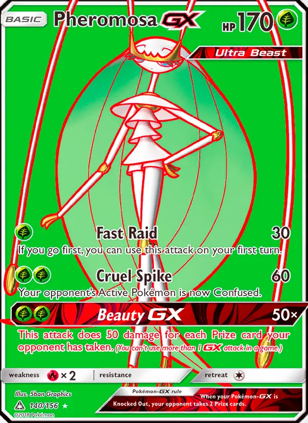 Pheromosa GX #140 – Ultra Prism card