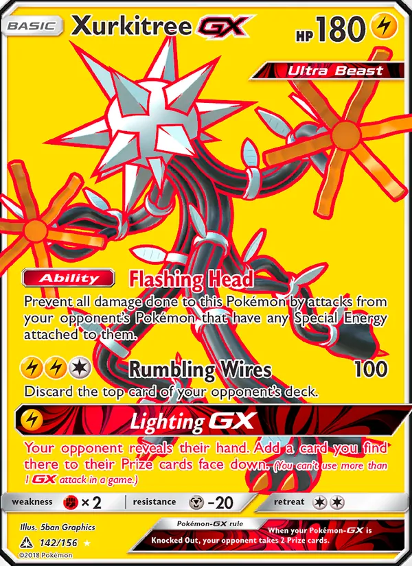 Xurkitree GX #142 – Ultra Prism card