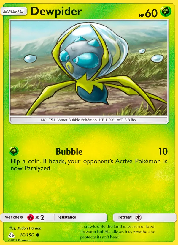 Dewpider #16 – Ultra Prism card