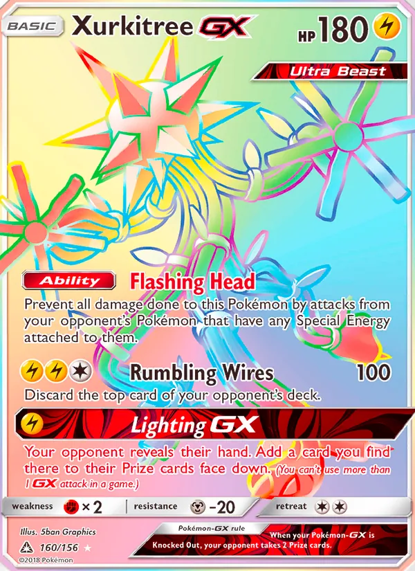 Xurkitree GX #160 – Ultra Prism card