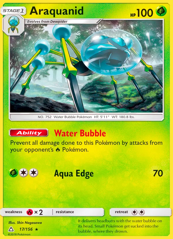 Araquanid #17 – Ultra Prism card