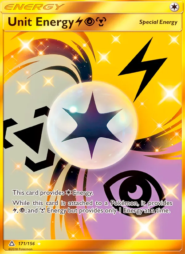 Unit Energy LightningPsychicMetal #171 – Ultra Prism card