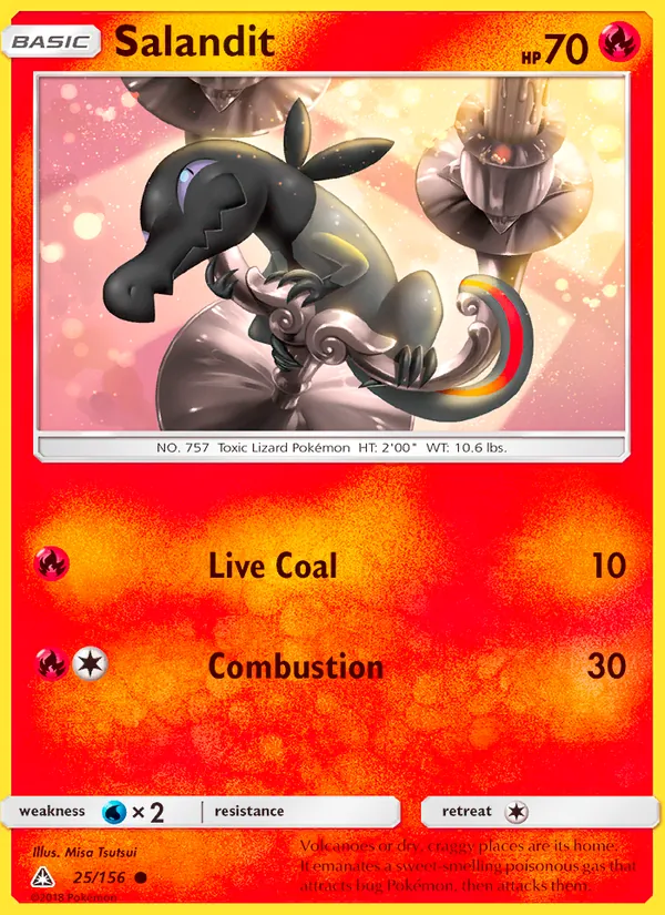 Salandit #25 – Ultra Prism card