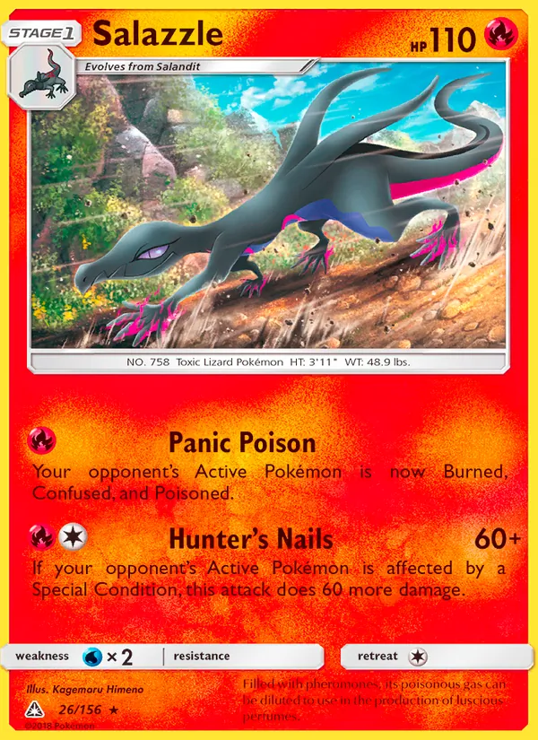 Salazzle #26 – Ultra Prism card
