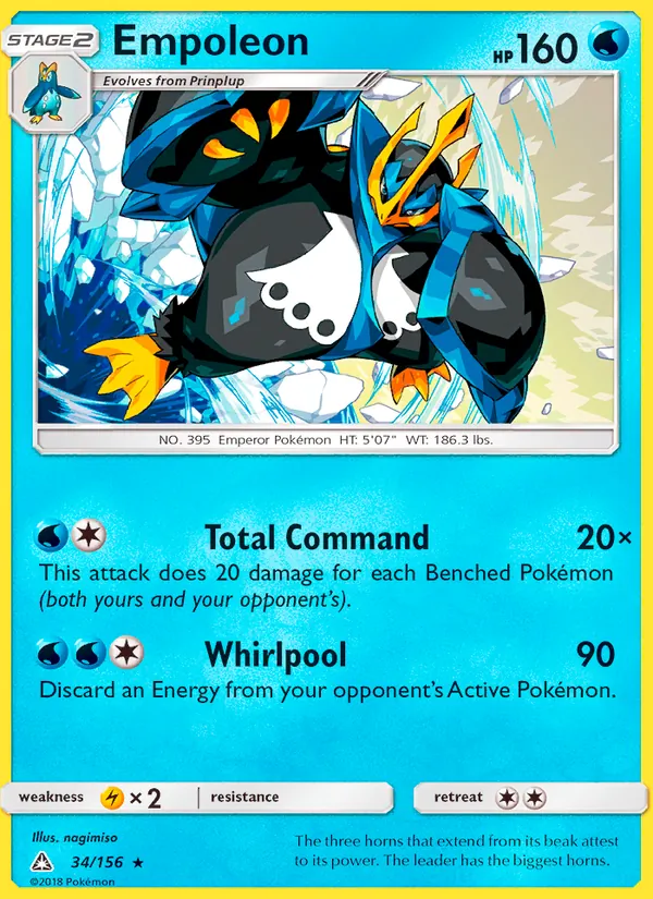 Empoleon #34 – Ultra Prism card