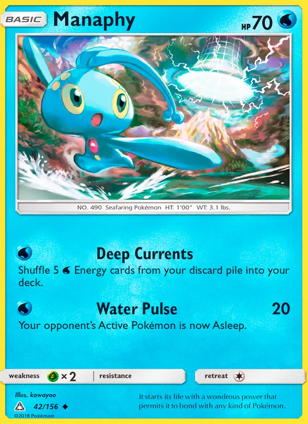 Manaphy #42 – Ultra Prism card