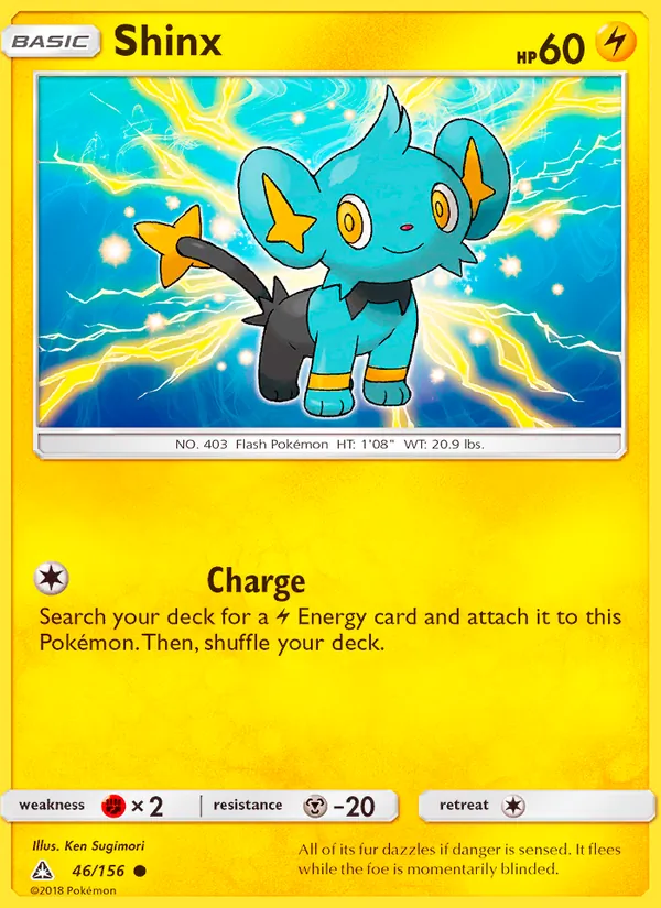 Shinx #46 – Ultra Prism card