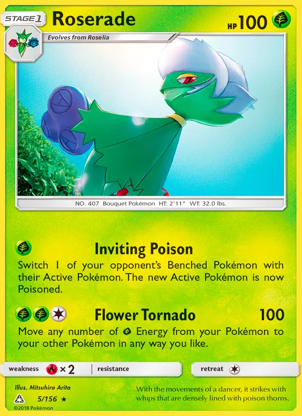 Roserade #5 – Ultra Prism card