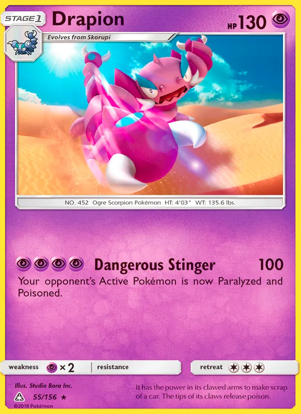 Drapion #55 – Ultra Prism card
