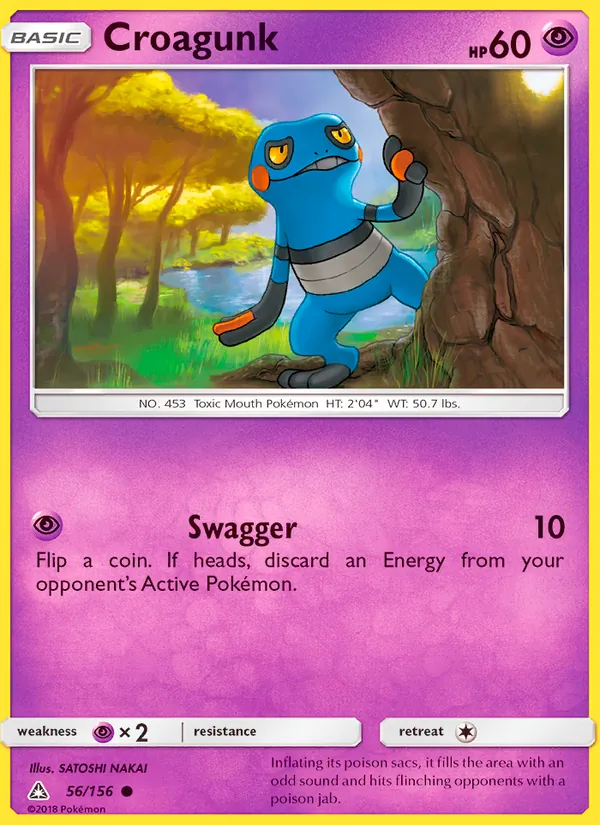 Croagunk #56 – Ultra Prism card