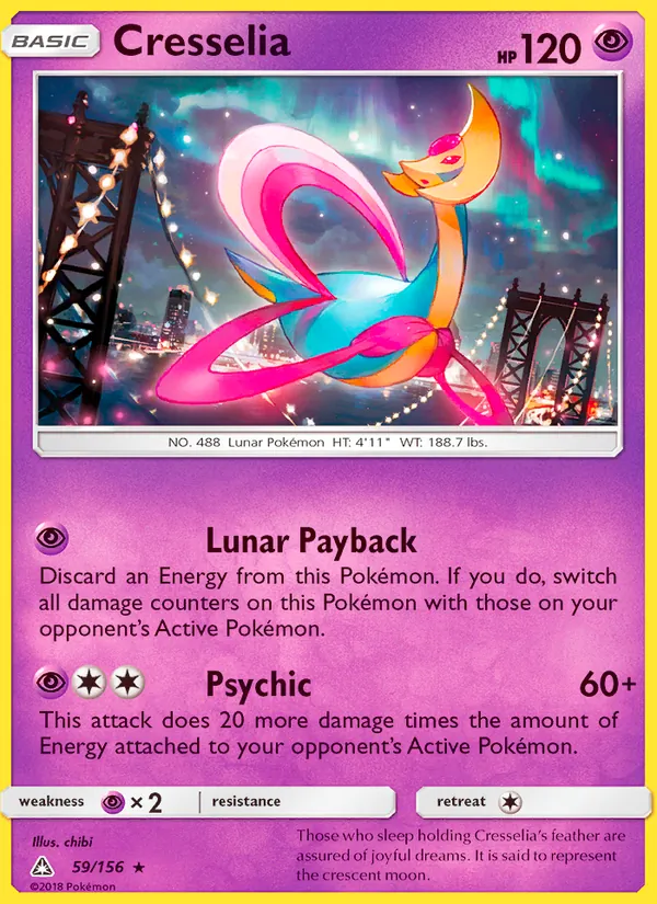 Cresselia #59 – Ultra Prism card
