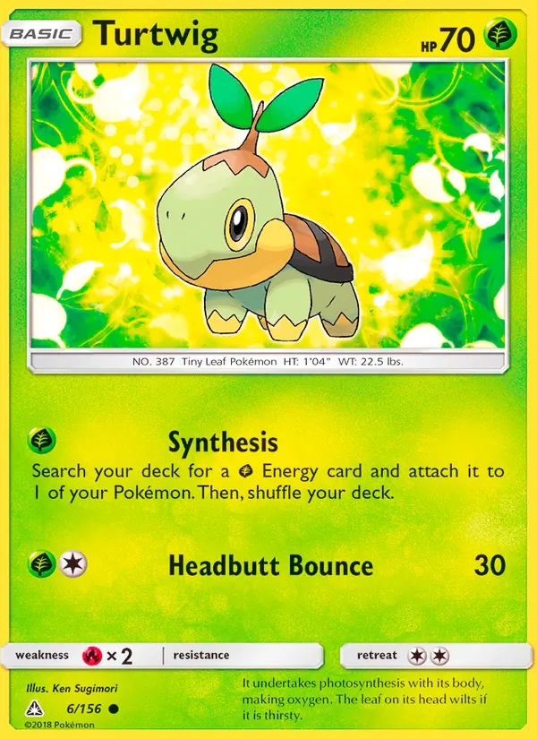 Turtwig #6 – Ultra Prism card