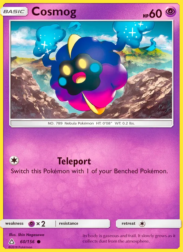Cosmog #60 – Ultra Prism card