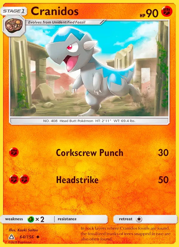 Cranidos #64 – Ultra Prism card