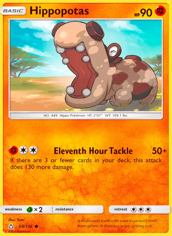 Hippopotas #68 – Ultra Prism card