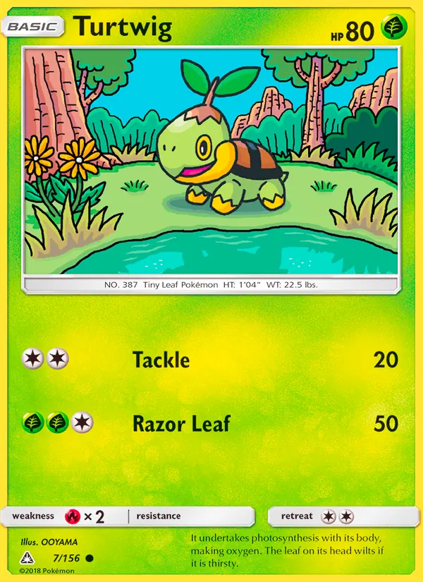Turtwig #7 – Ultra Prism card