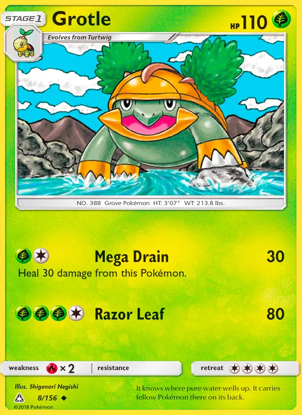 Grotle #8 – Ultra Prism card