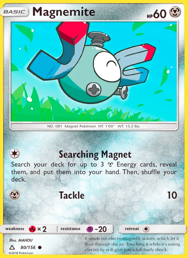 Magnemite #80 – Ultra Prism card