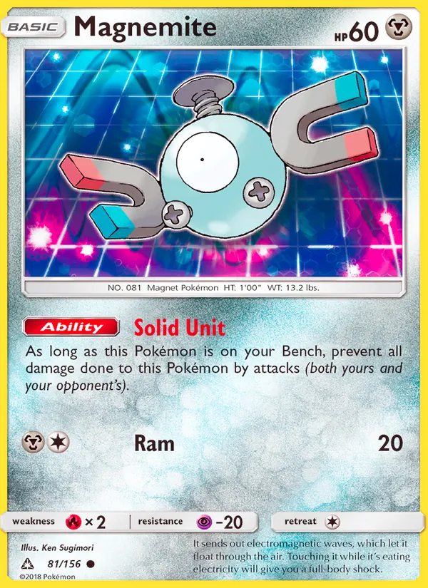 Magnemite #81 – Ultra Prism card