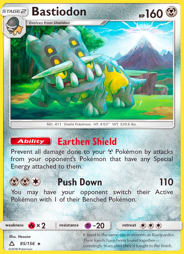 Bastiodon #85 – Ultra Prism card