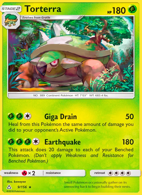 Torterra #9 – Ultra Prism card