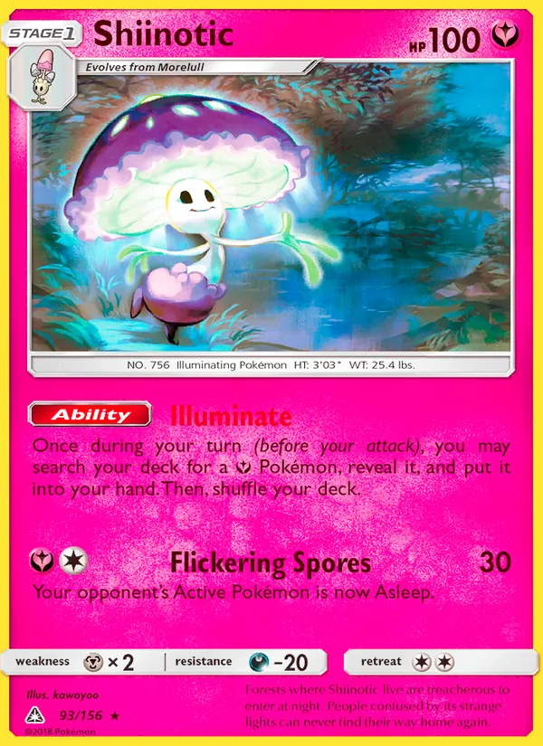 Shiinotic #93 – Ultra Prism card