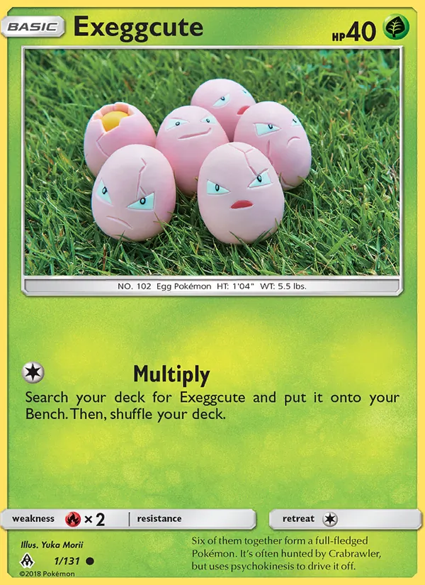Exeggcute #1 – Forbidden Light card