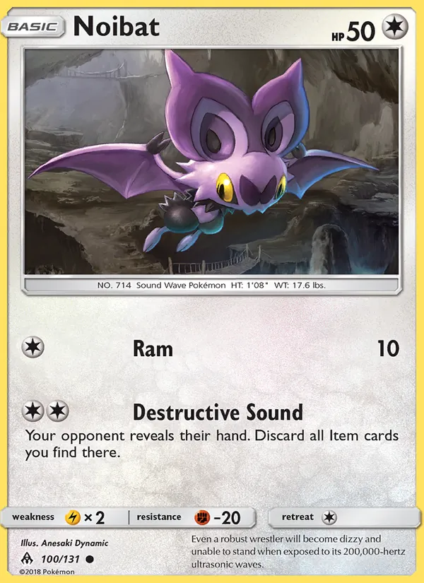 Noibat #100 – Forbidden Light card
