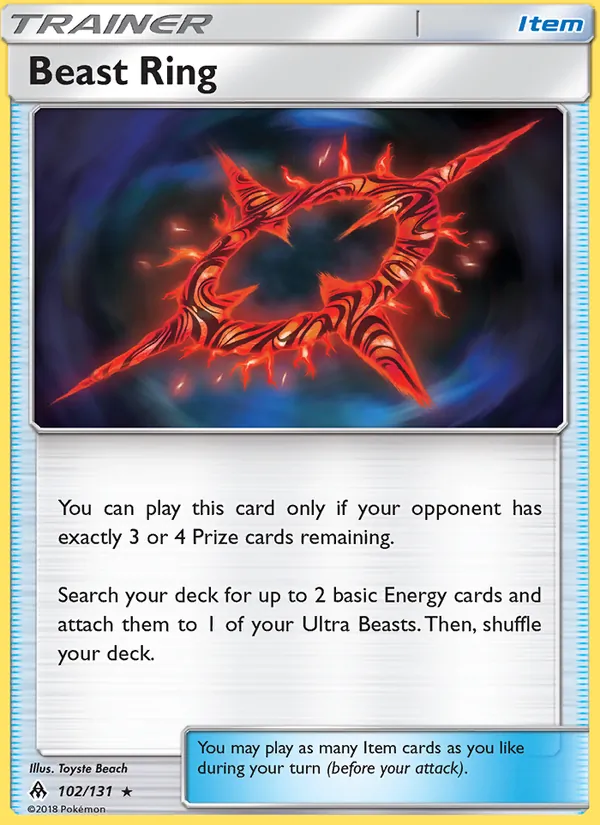 Beast Ring #102 – Forbidden Light card
