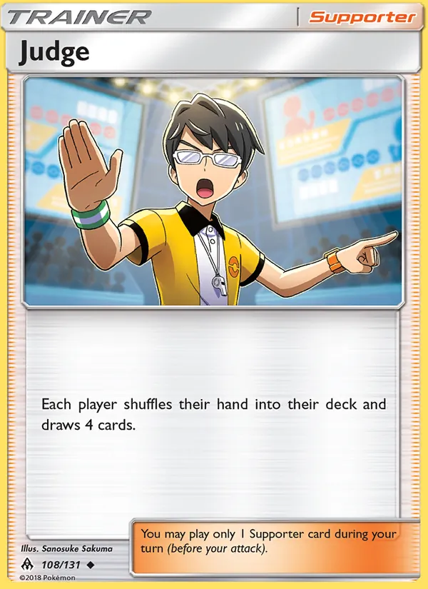 Judge #108 – Forbidden Light card