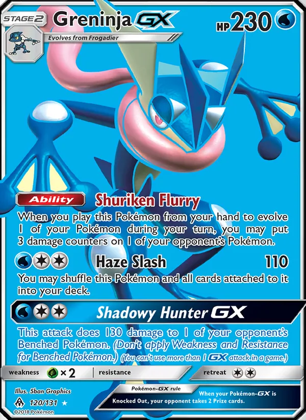 Greninja GX #120 – Forbidden Light card
