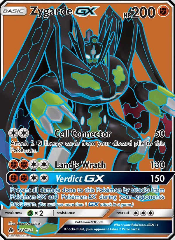 Zygarde GX #123 – Forbidden Light card