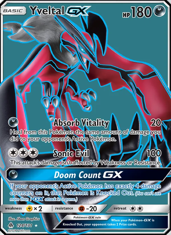 Yveltal GX #124 – Forbidden Light card