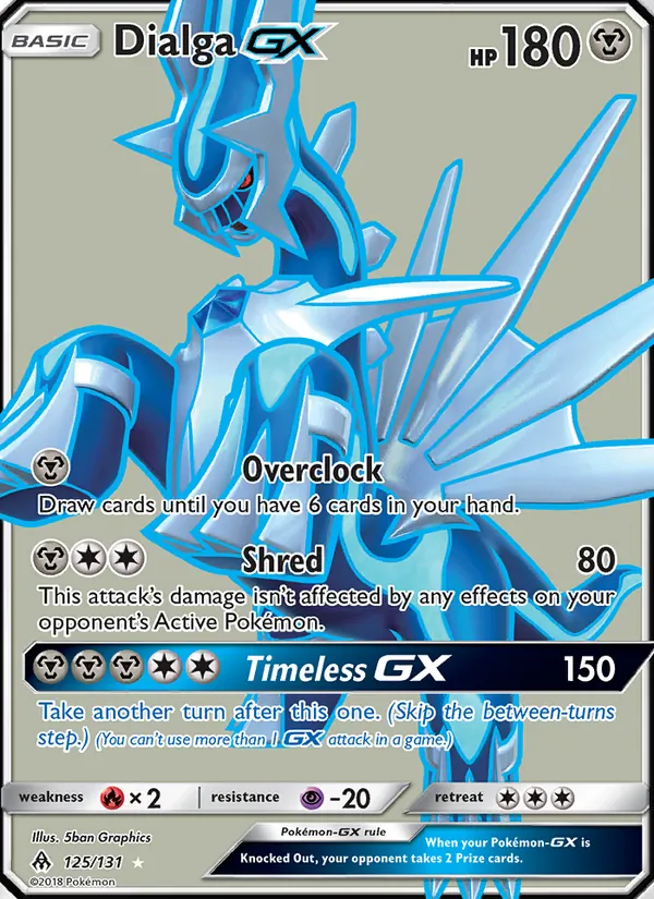 Dialga GX #125 – Forbidden Light card