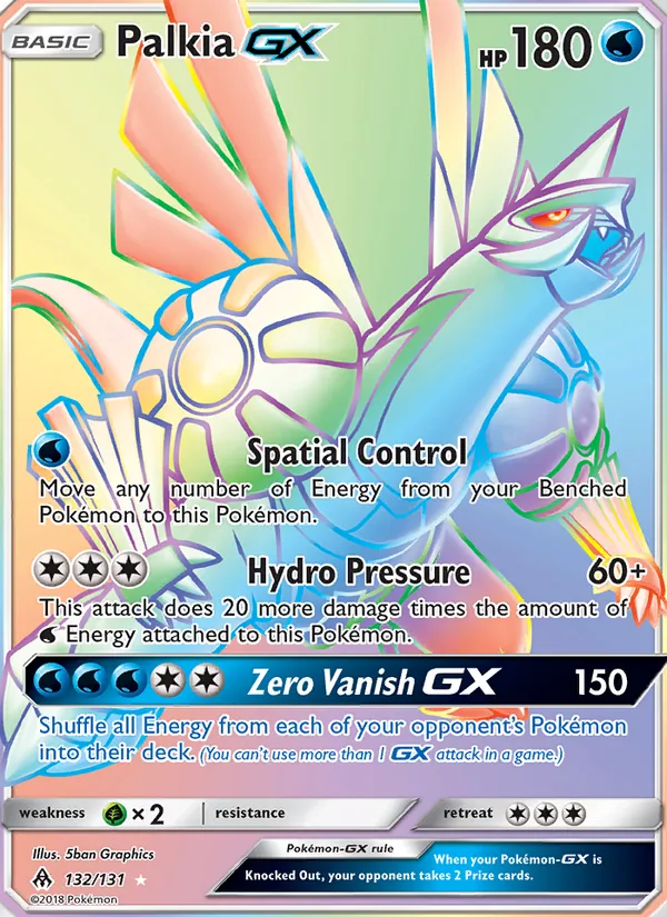 Palkia GX #132 – Forbidden Light card