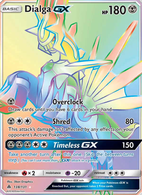 Dialga GX #138 – Forbidden Light card