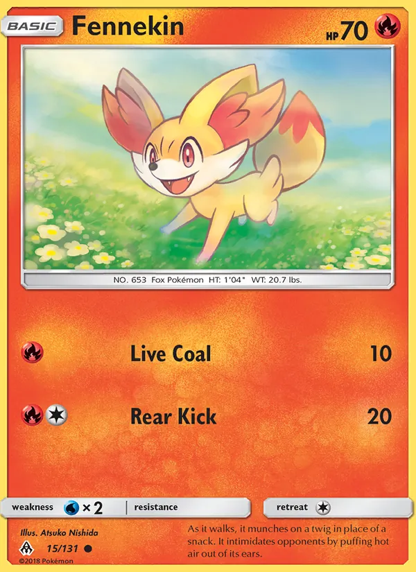 Fennekin #15 – Forbidden Light card