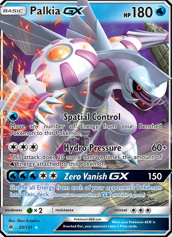 Palkia GX #20 – Forbidden Light card