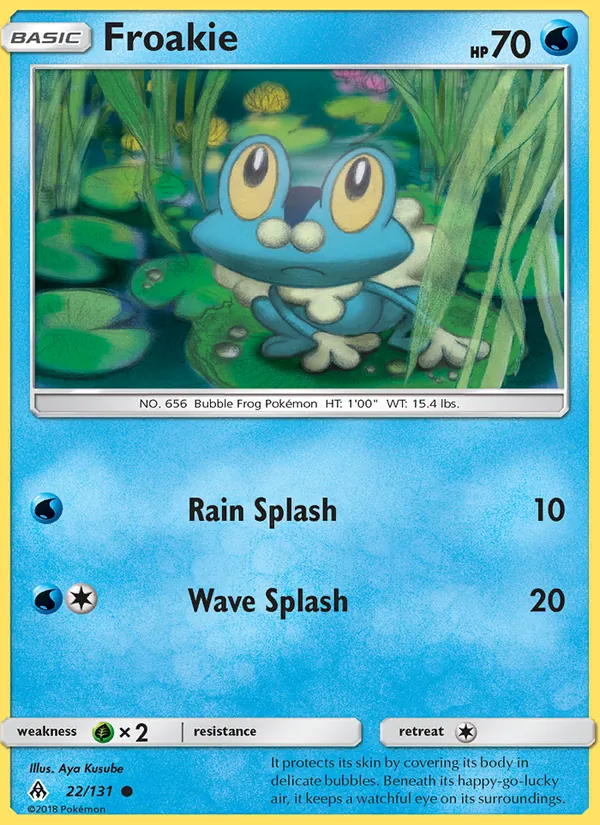 Froakie #22 – Forbidden Light card