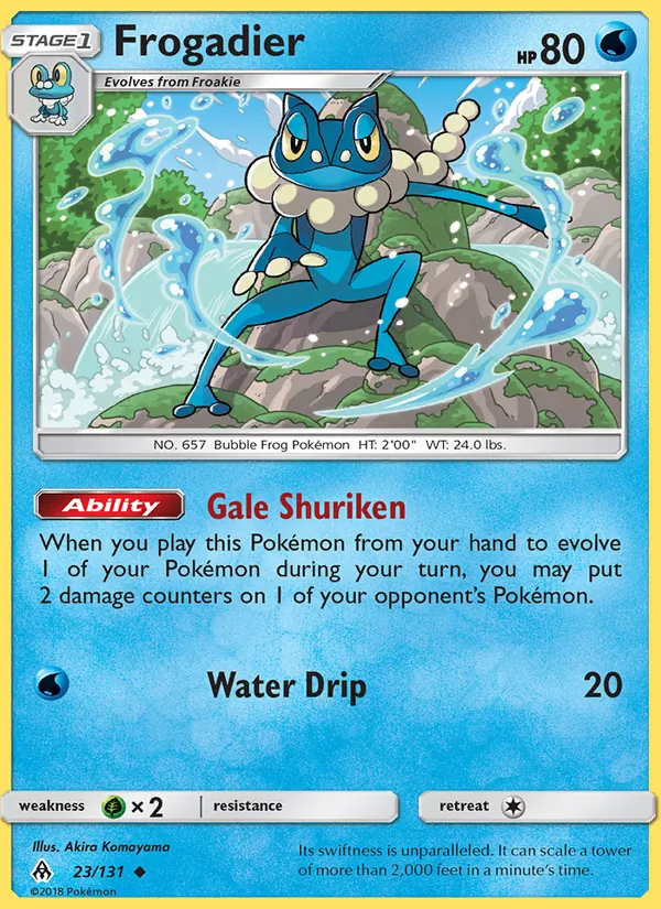 Frogadier #23 – Forbidden Light card